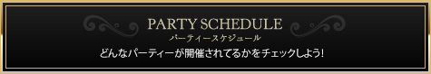 PARTY SCHEDULE